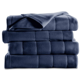 Sunbeam xl velvet discount plush electric fleece throw